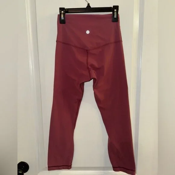 Lululemon Align Crop 21" Misty Merlot - Picture 3 of 14